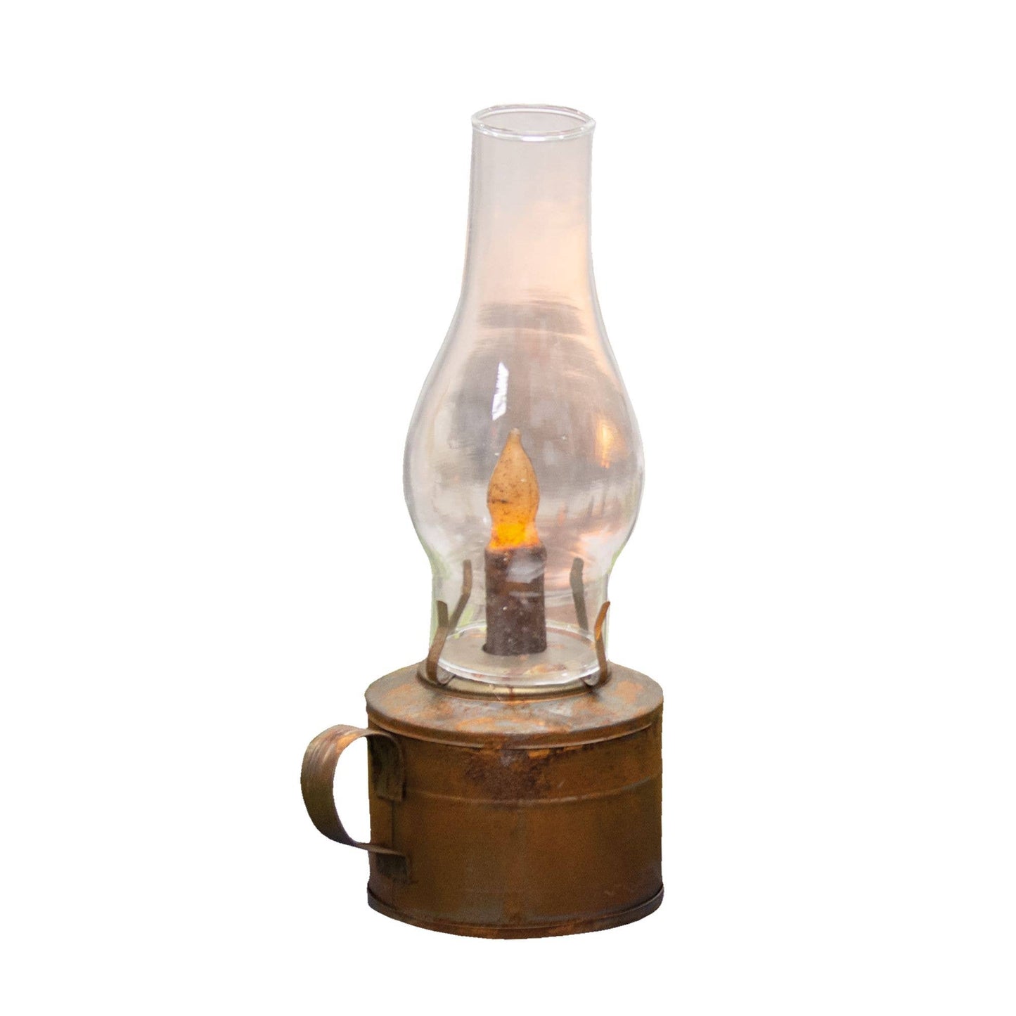 Rust Barn Timer Lantern