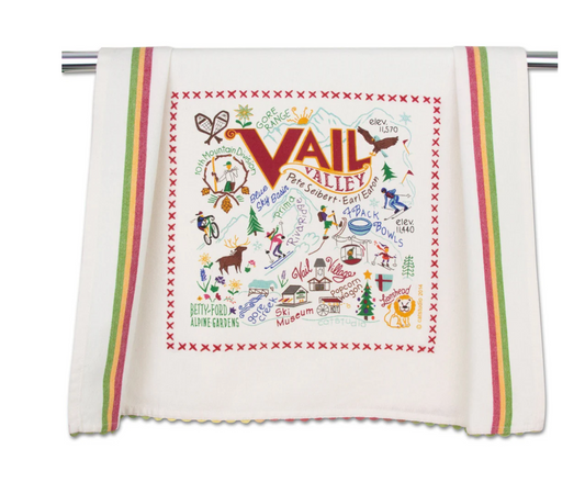 Ski Vail Dish Towel