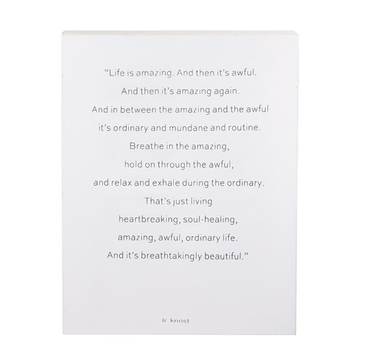 Life Is Amazing Word Board