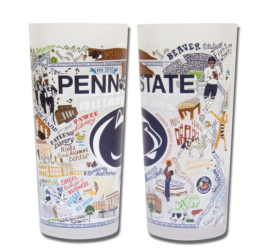 Penn State University Collegiate Drinking Glass Set