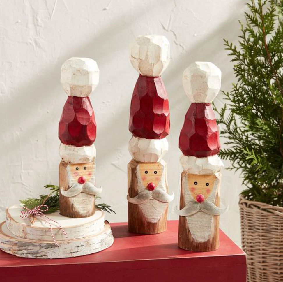 Large Santa Block Sitter