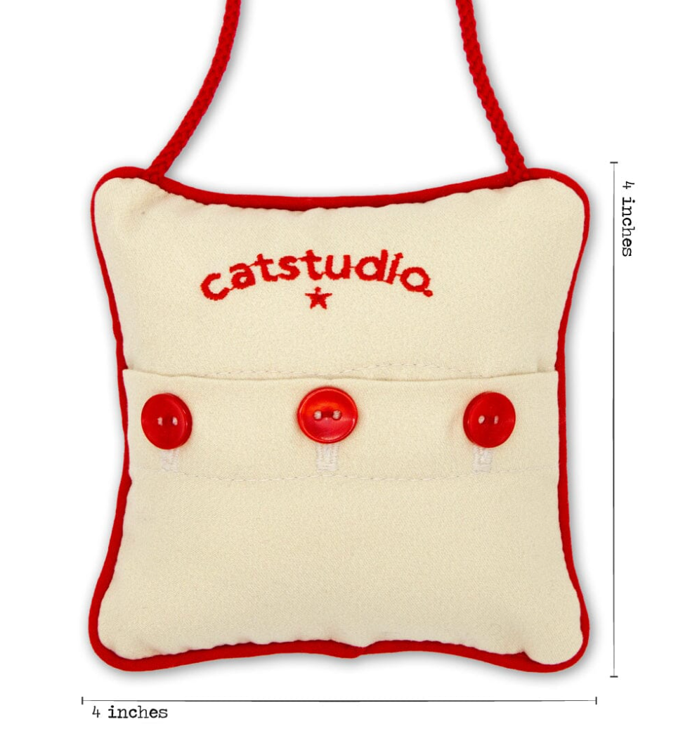 North Pole City Mini Pillow Ornament