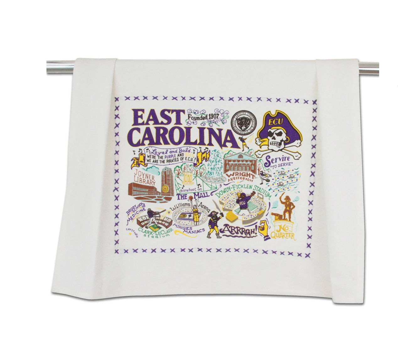 East Carolina University Dish Towel