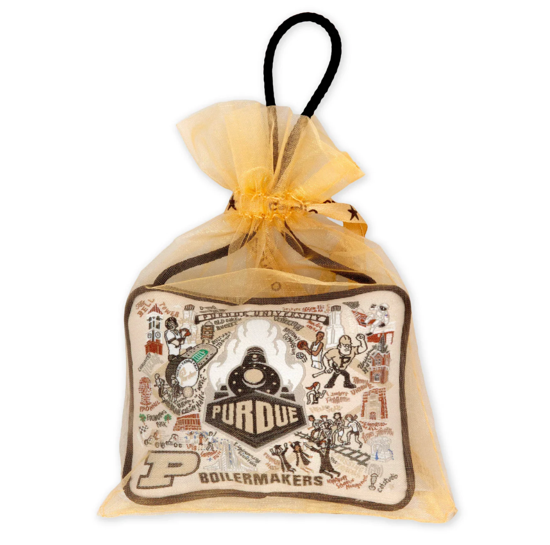 Purdue University Mini Pillow Ornament