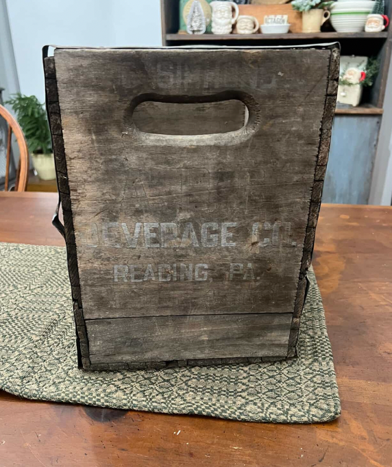Mid 20th Century Sparkling Water Crate