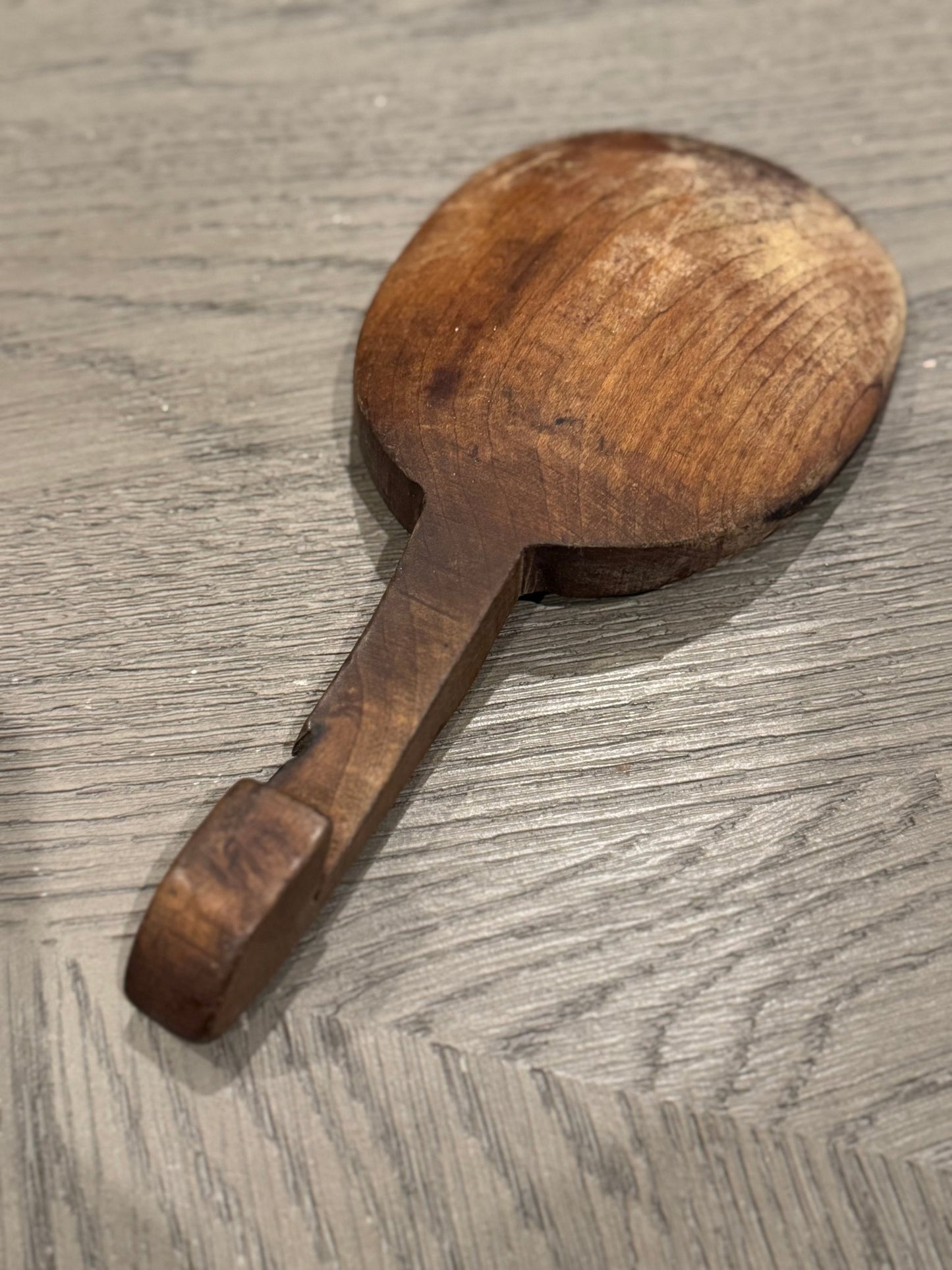 Antique French Butter Paddle - Dark - Veranda Cafe & Mercantile