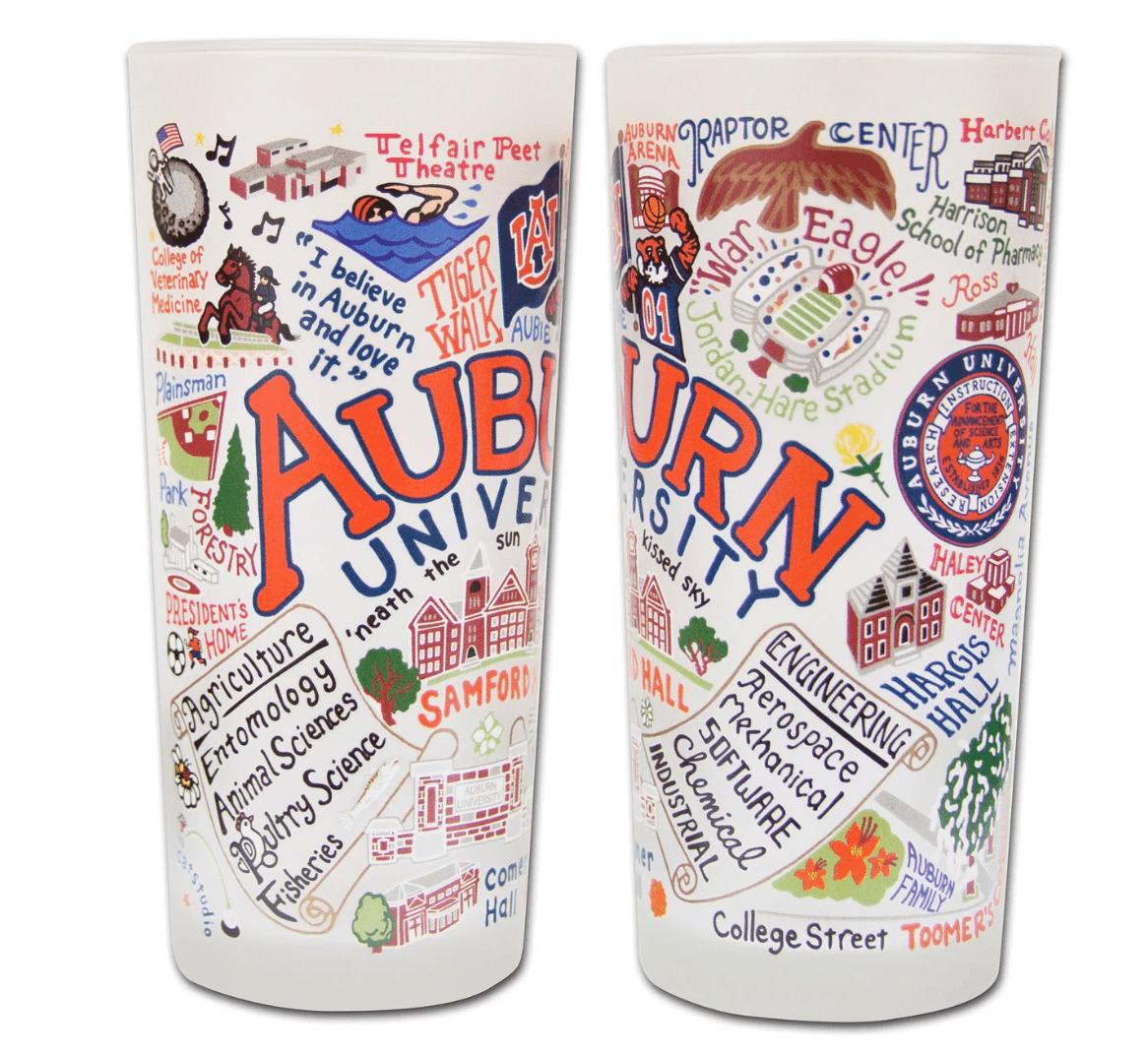 Auburn University Drinking Glass Set - Veranda Cafe & Mercantile