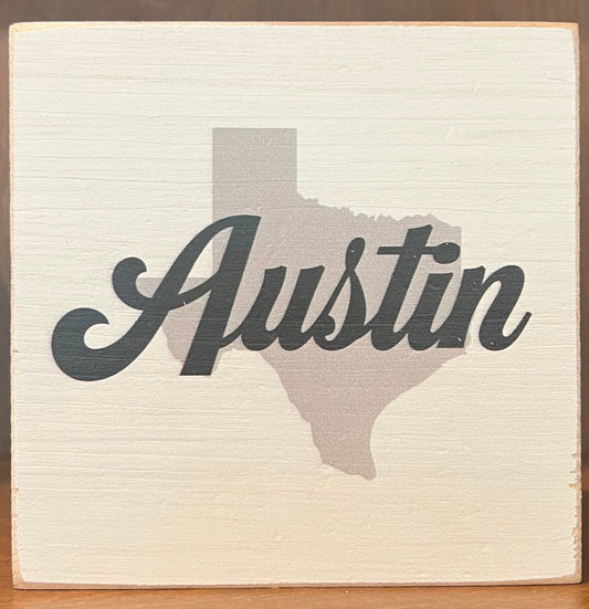 Austin Texas Block - Veranda Cafe & Mercantile