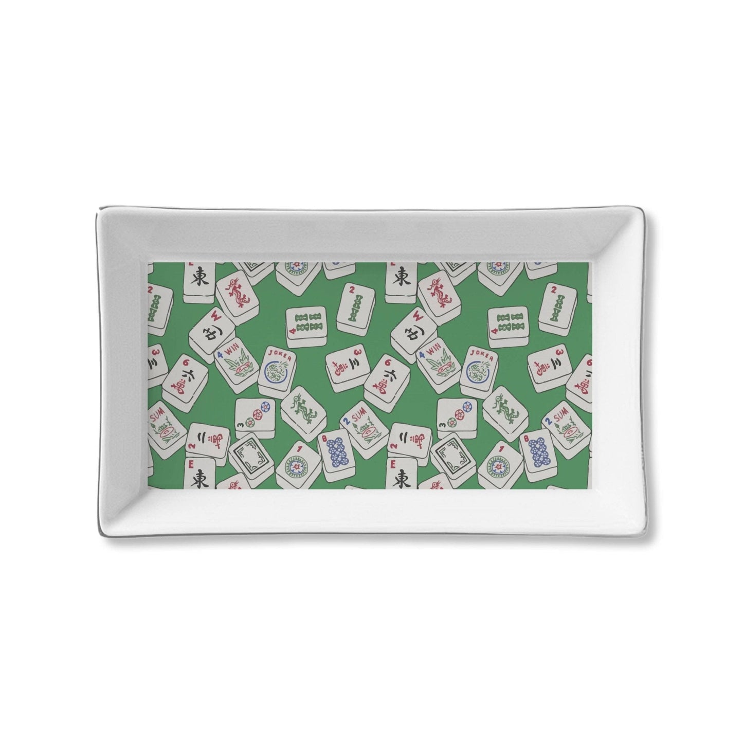 Ceramic Tray - Mahjong - Veranda Cafe & Mercantile