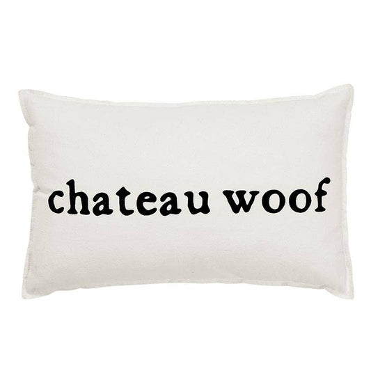 Chateau Woof Lumbar Pillow - Veranda Cafe & Mercantile