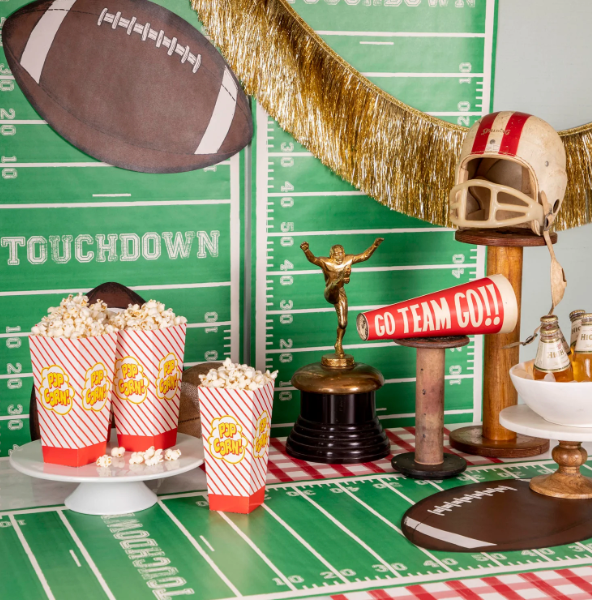 Die - cut Football Placemats - Set of 12 - Veranda Cafe & Mercantile