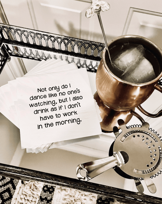 Drink As If Napkins - Veranda Cafe & Mercantile