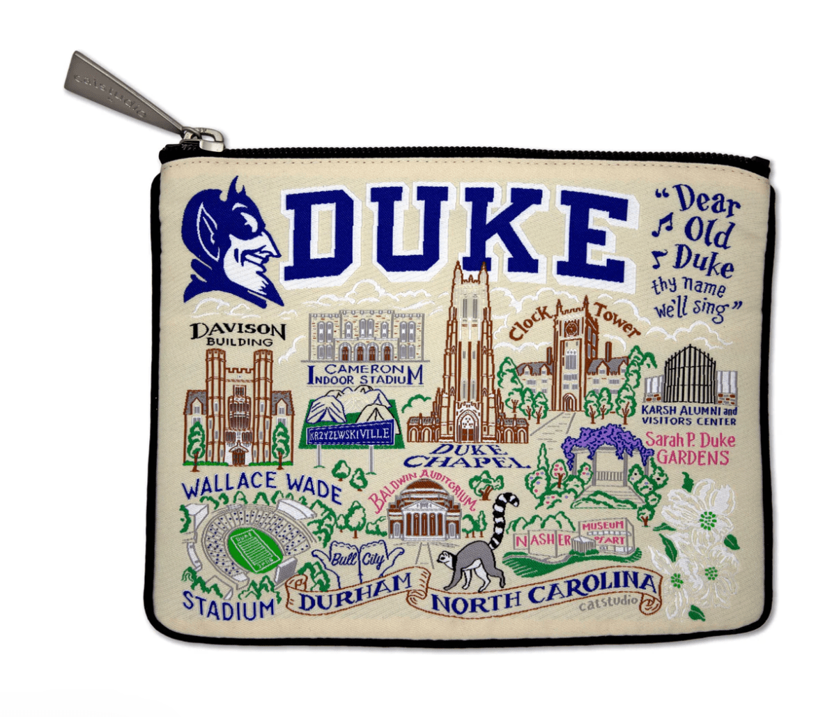 Duke University Zip Pouch - Veranda Cafe & Mercantile