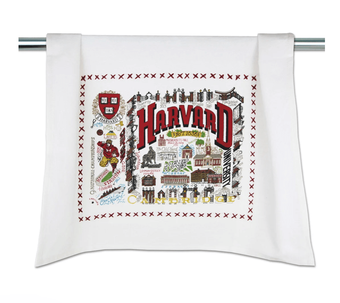 Harvard University Dish Towel - Veranda Cafe & Mercantile