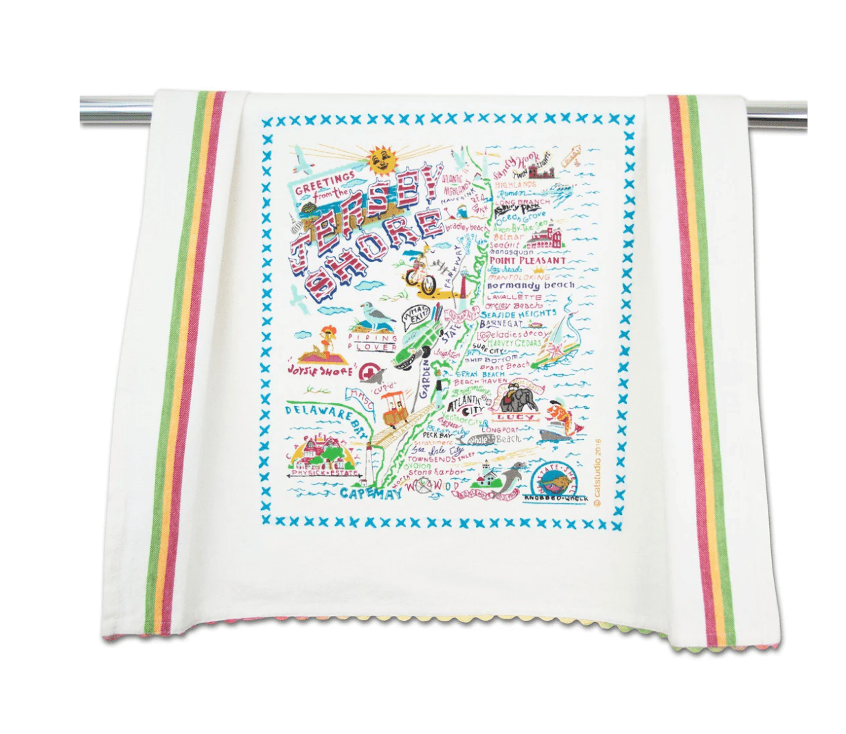 Jersey Shore Dish Towel - Veranda Cafe & Mercantile