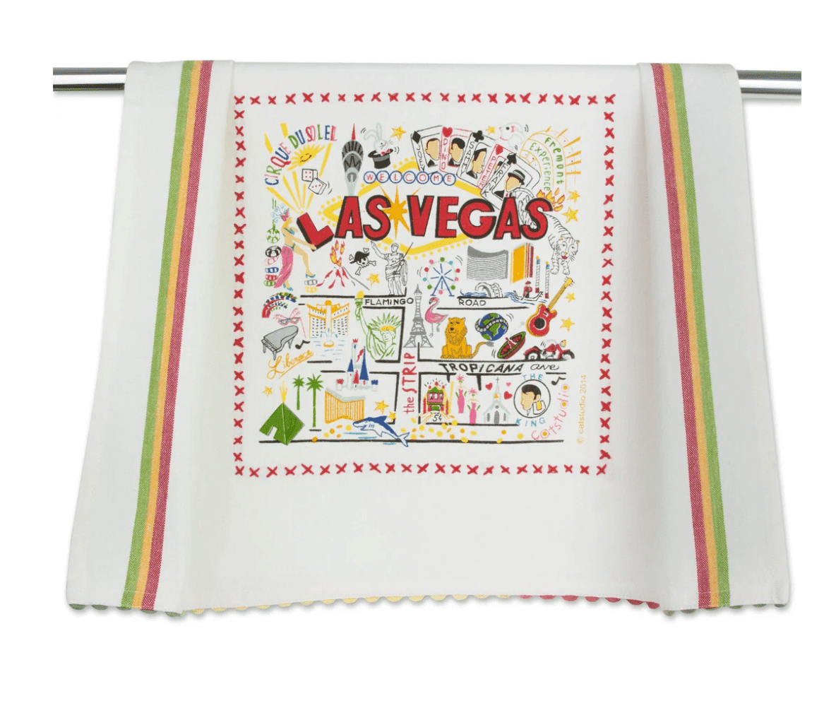 Las Vegas Dish Towel - Veranda Cafe & Mercantile