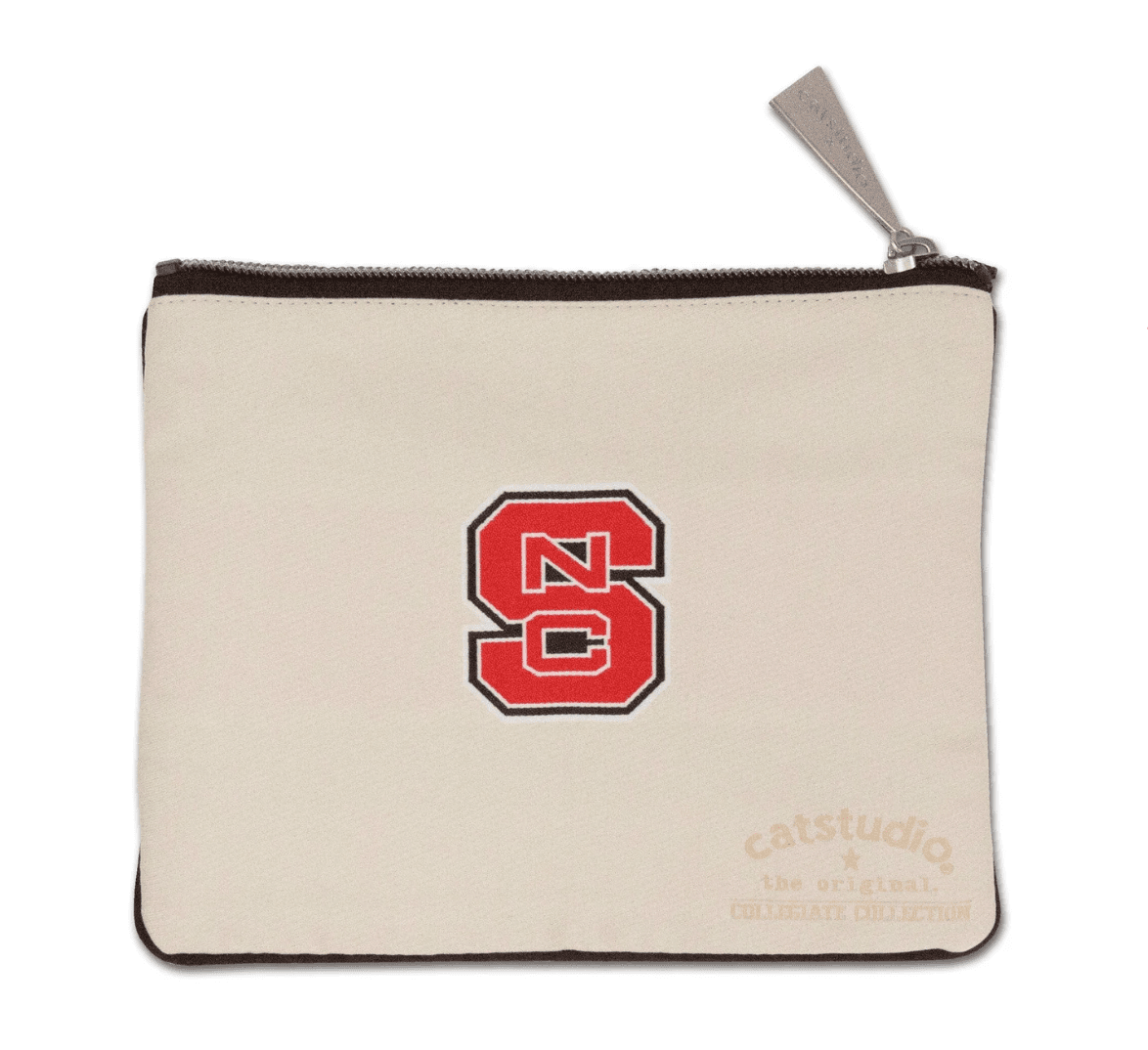 North Carolina State University Zip Pouch - Veranda Cafe & Mercantile