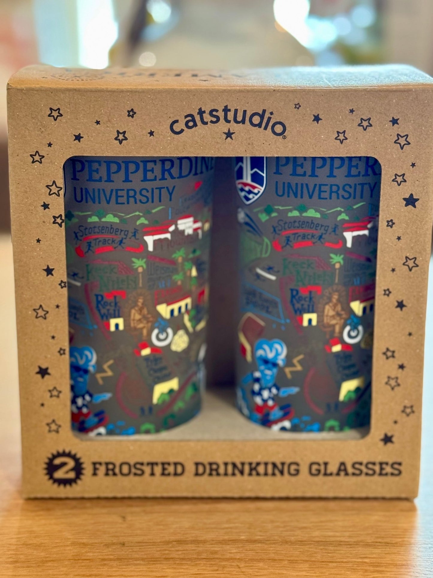 Pepperdine University Drinking Glass Set - Veranda Cafe & Mercantile