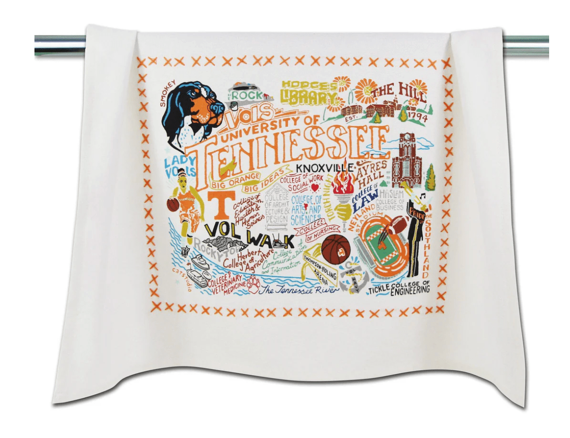 Tennessee, University of Dish Towel - Veranda Cafe & Mercantile