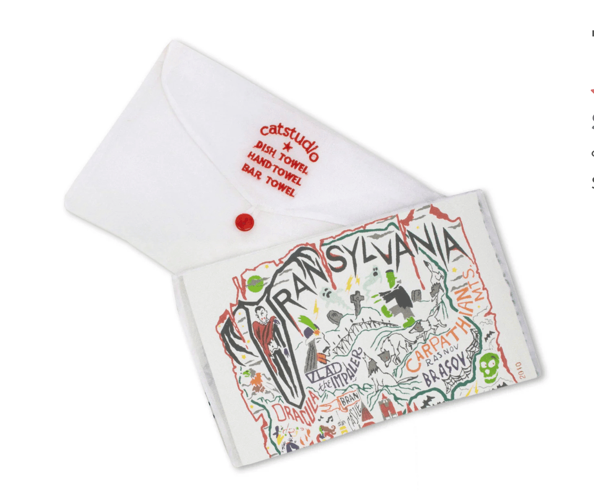 Transylvania Dish Towel - Veranda Cafe & Mercantile