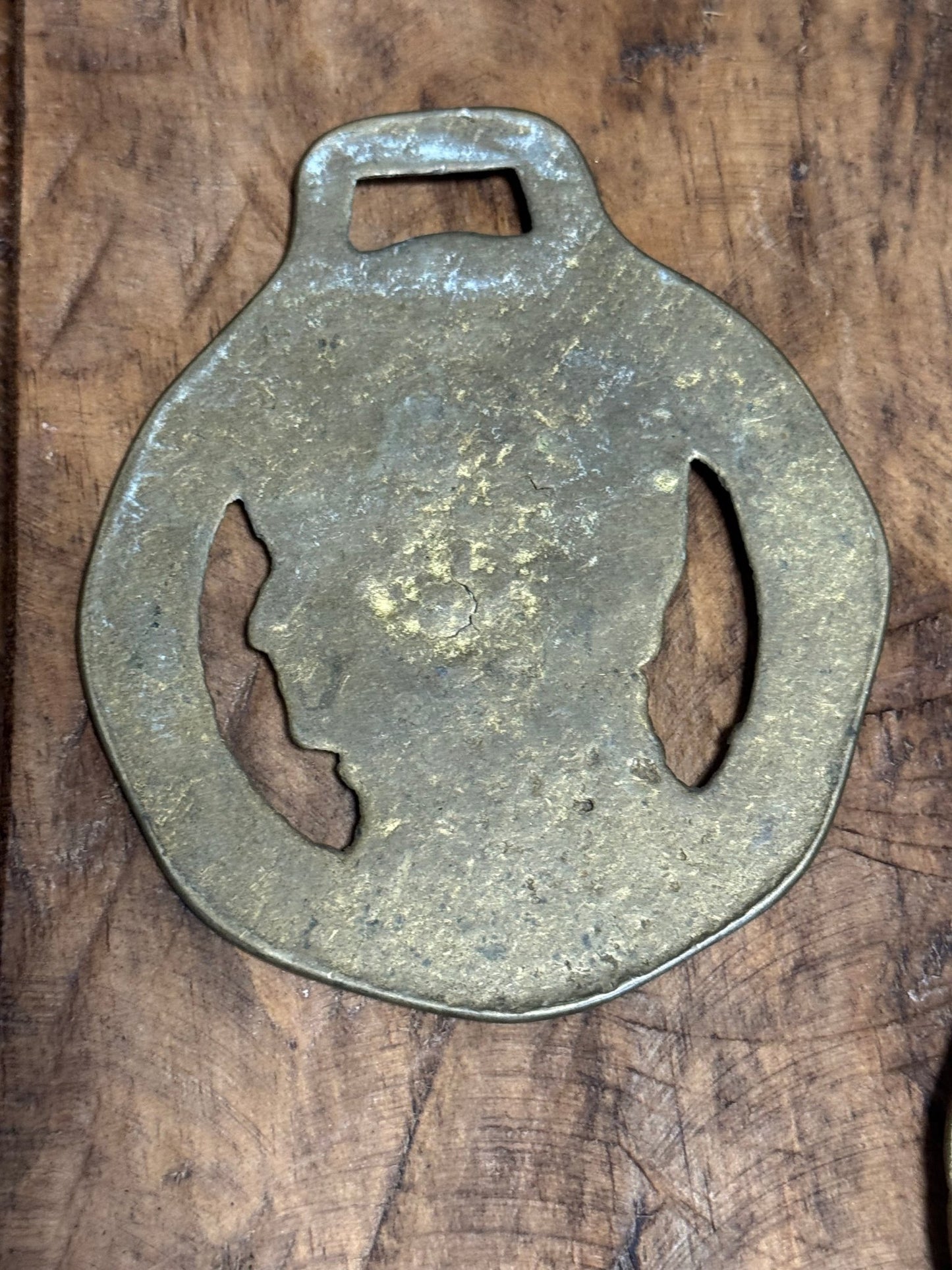 Vintage Horse Brass Commemorating the Royal Marriage of Prince Charles and Princess Diana - Veranda Cafe & Mercantile