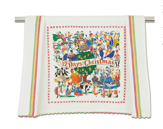 12 Days of Christmas Dish Towel - Veranda Cafe & Mercantile