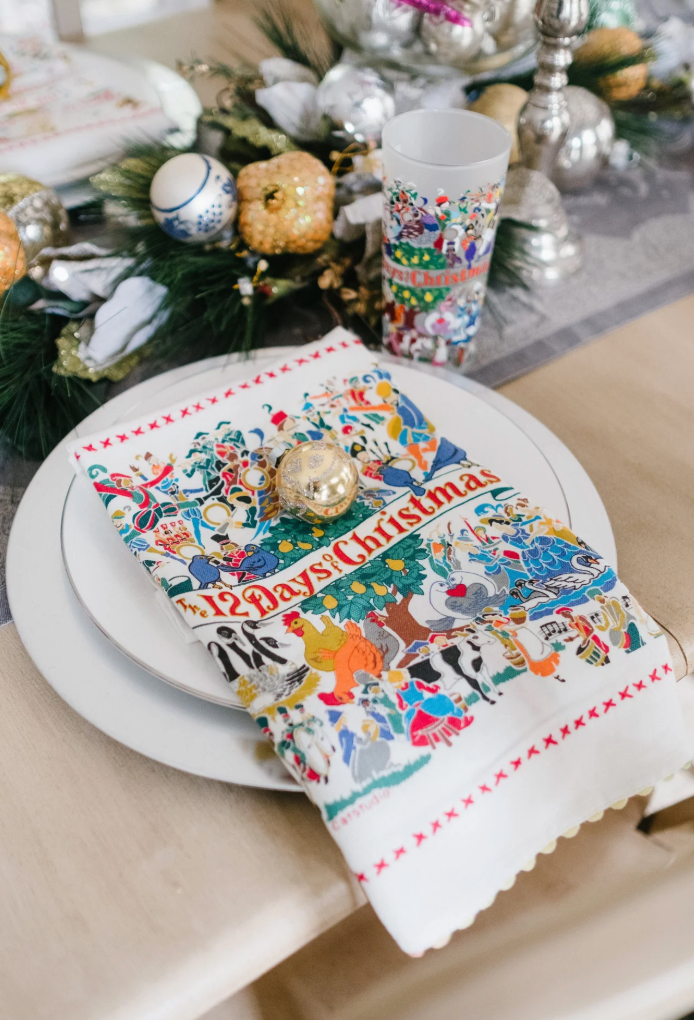 12 Days of Christmas Dish Towel - Veranda Cafe & Mercantile