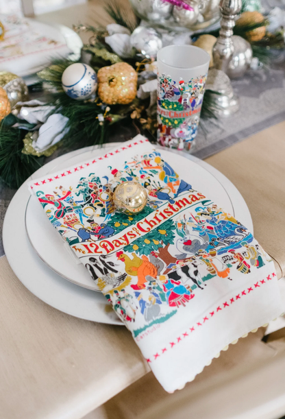 12 Days of Christmas Dish Towel - Veranda Cafe & Mercantile