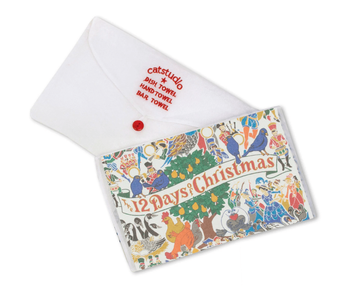 12 Days of Christmas Dish Towel - Veranda Cafe & Mercantile