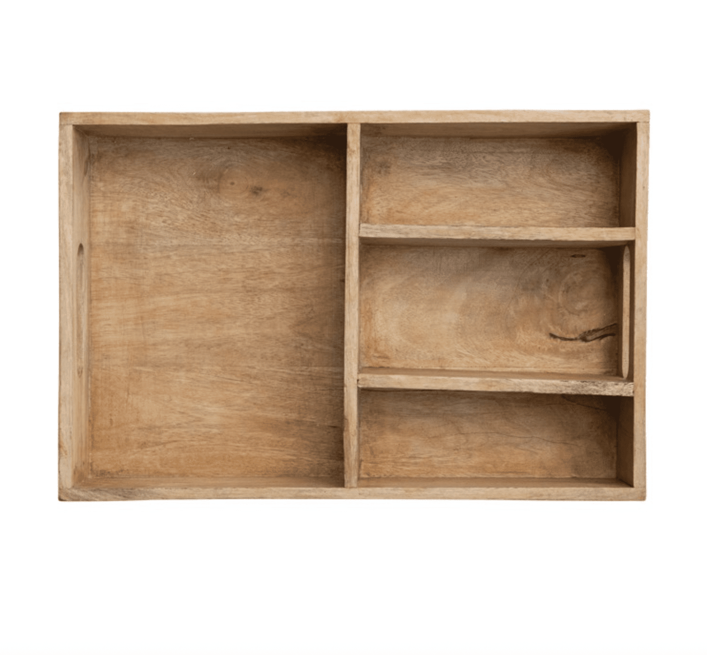18"L x 3"H Mango Wood Tray - Veranda Cafe & Mercantile
