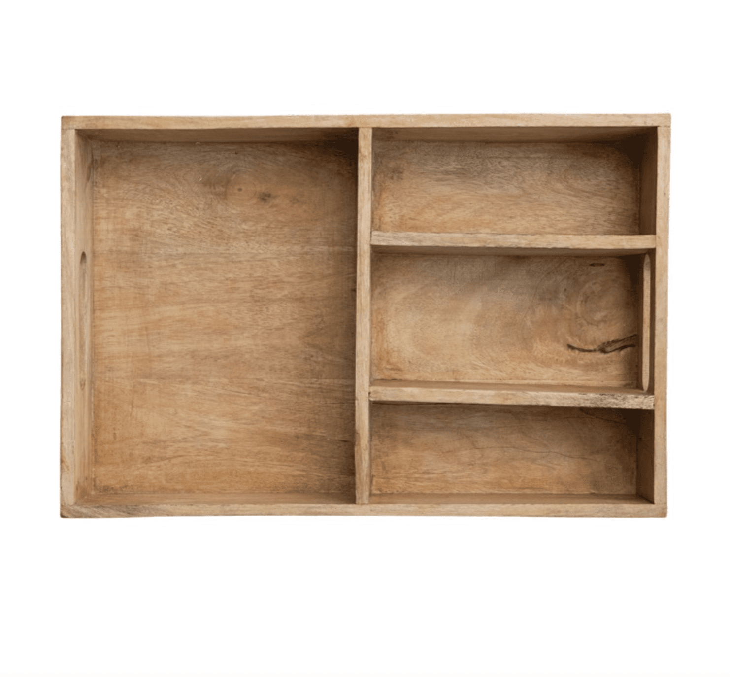 18"L x 3"H Mango Wood Tray - Veranda Cafe & Mercantile