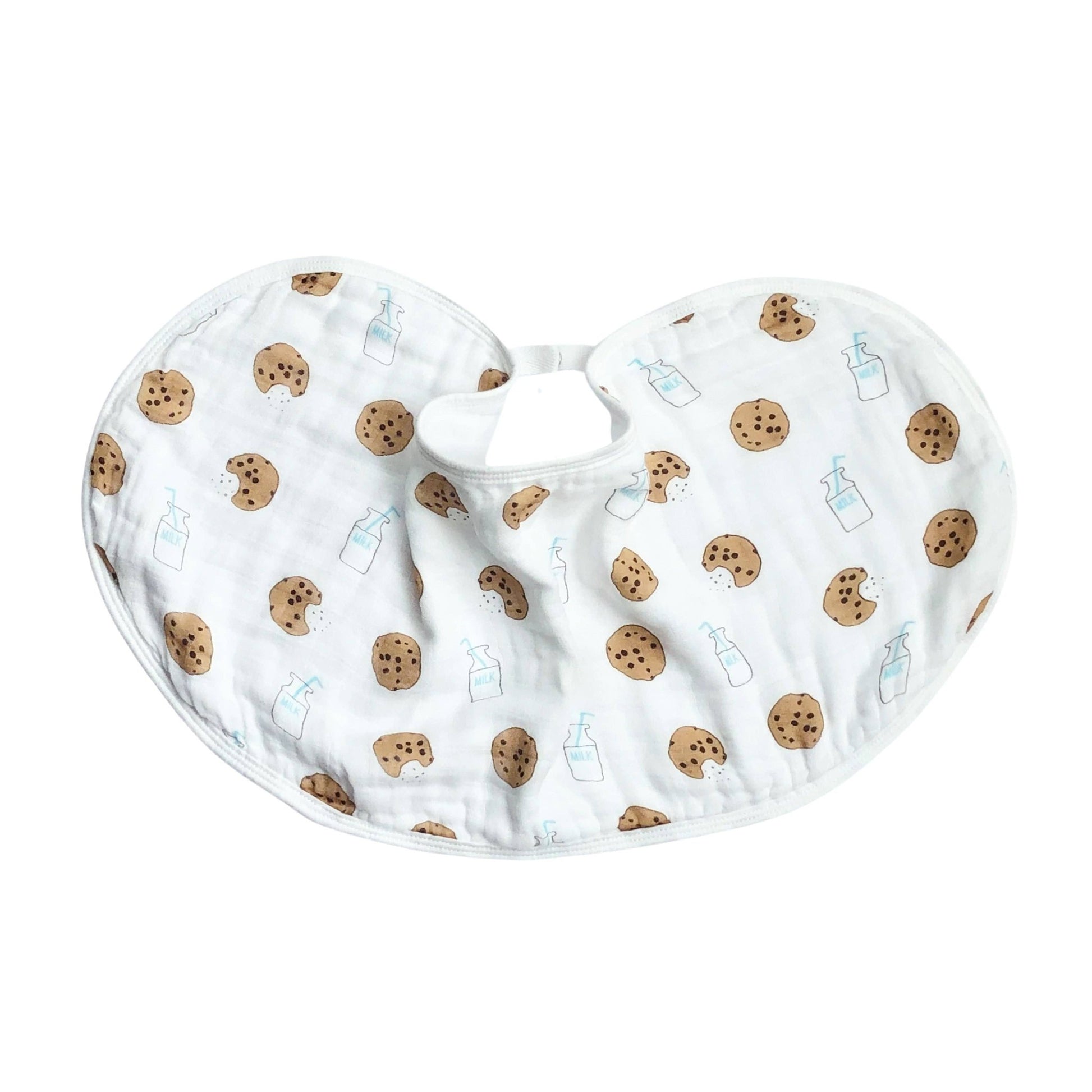 2 - in - 1 Burp Cloth Bib - Cookie Craze - Veranda Cafe & Mercantile
