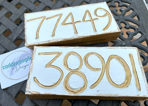 78734 Zip Code Wooden Block - Unique Home Decor Gift – Veranda Cafe ...