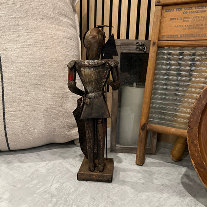 Vintage Mexican Folk Art Spartan Sculpture