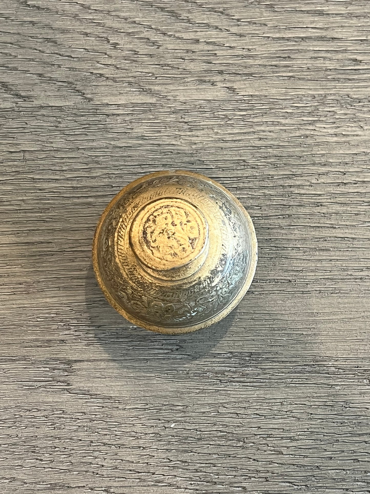 Vintage Indian brass elephant claw bell