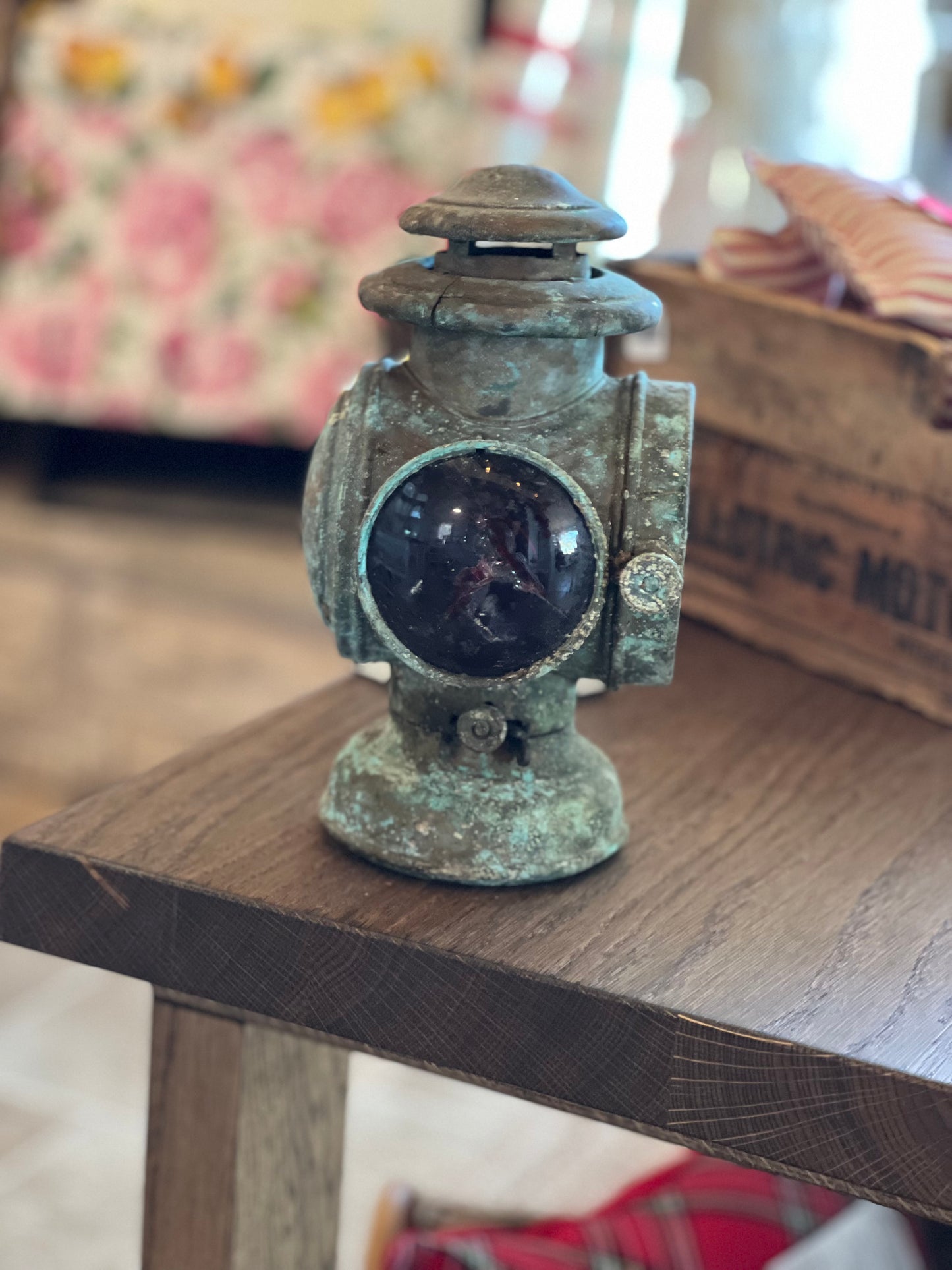 Vintage Adlake Railroad Switch Lamp