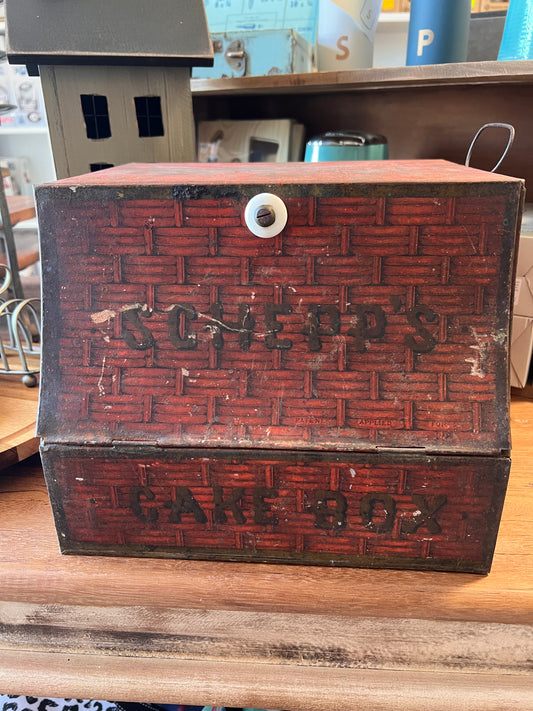Antique SCHEPPS Cake Box