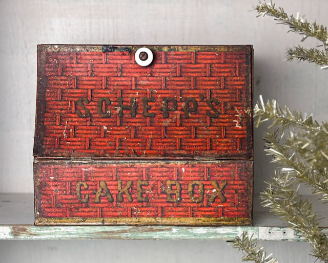 Antique SCHEPPS Cake Box