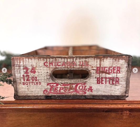 Vintage Pepsi “Chicago” Divided Crate