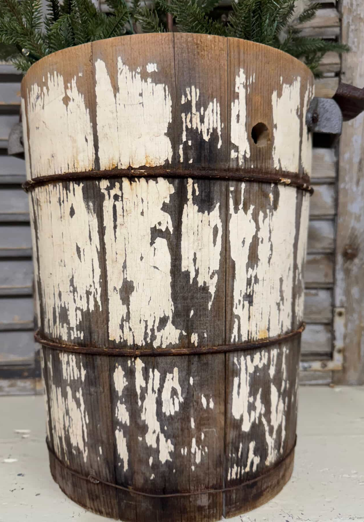 Vintage Ice Cream Bucket