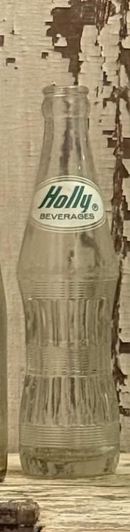 Vintage Holly Beverage Bottle