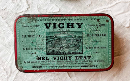 Vintage Vichy Tin