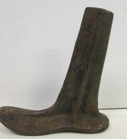 Antique Cast Iron Cobbler Child's Shoe Form Mold Number 93