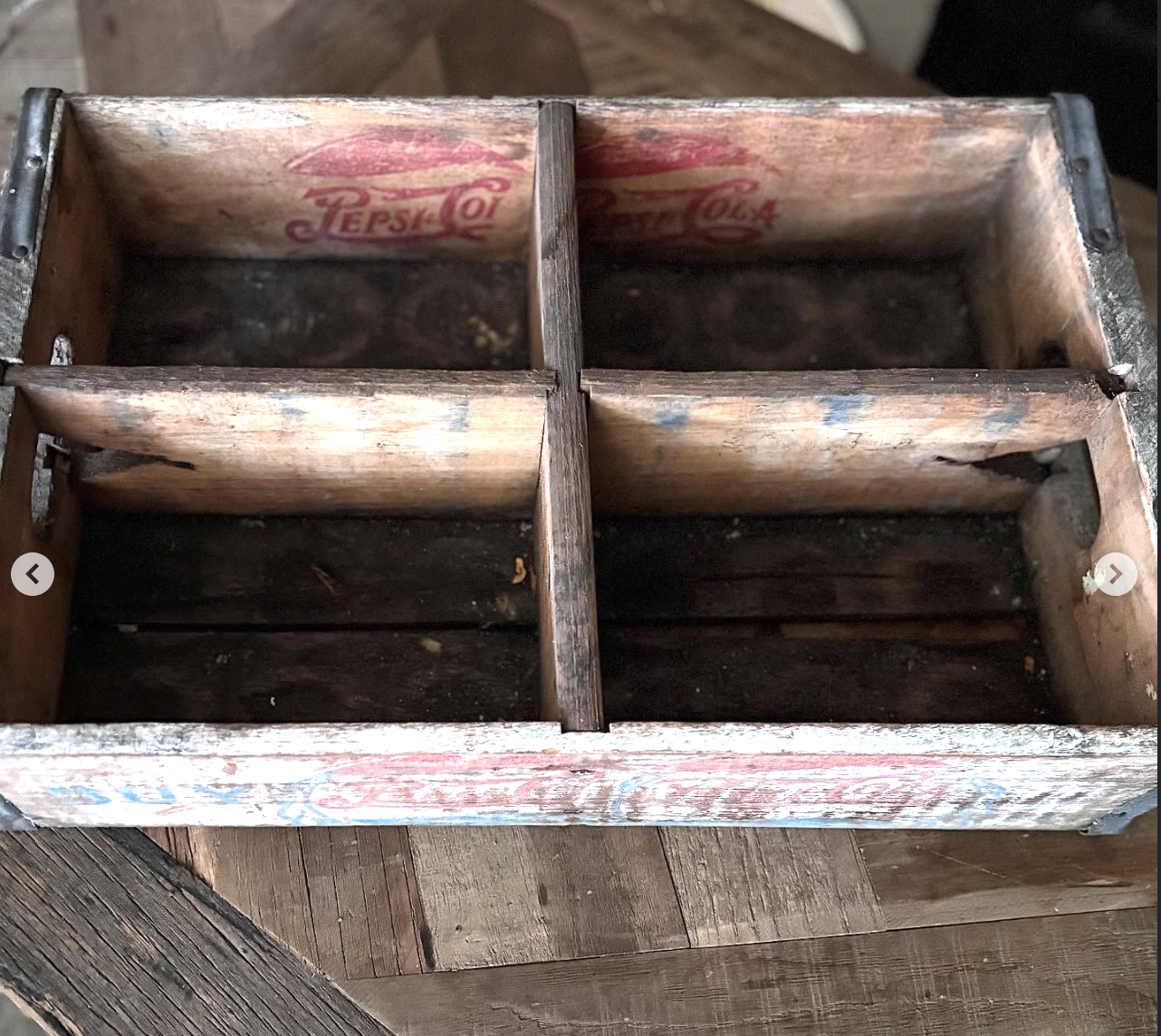 Vintage Pepsi “Chicago” Divided Crate