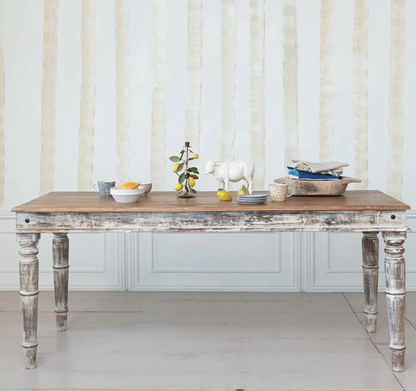 Reclaimed Wood Vintage Farmhouse Dining Table