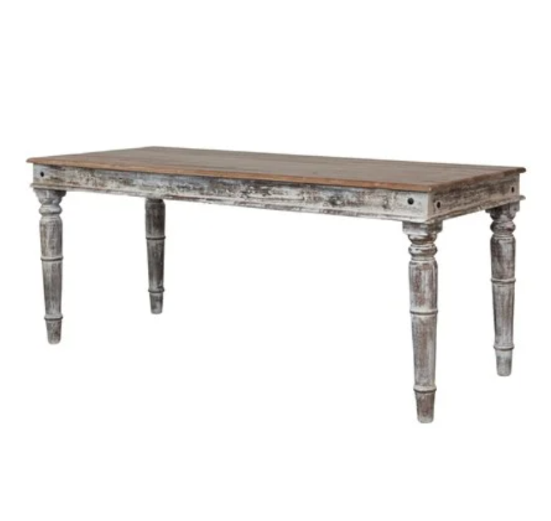 Reclaimed Wood Vintage Farmhouse Dining Table