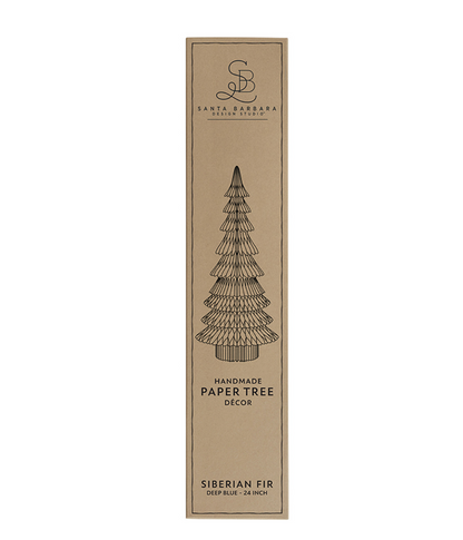 Paper Tree - Siberian Fir Deep Blue 24"