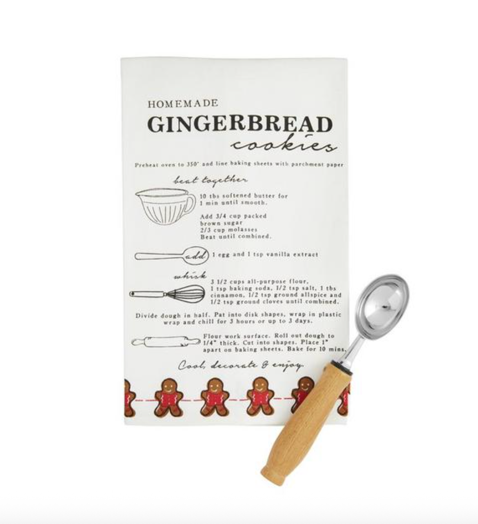 Gingerbread Recipe Towel Set