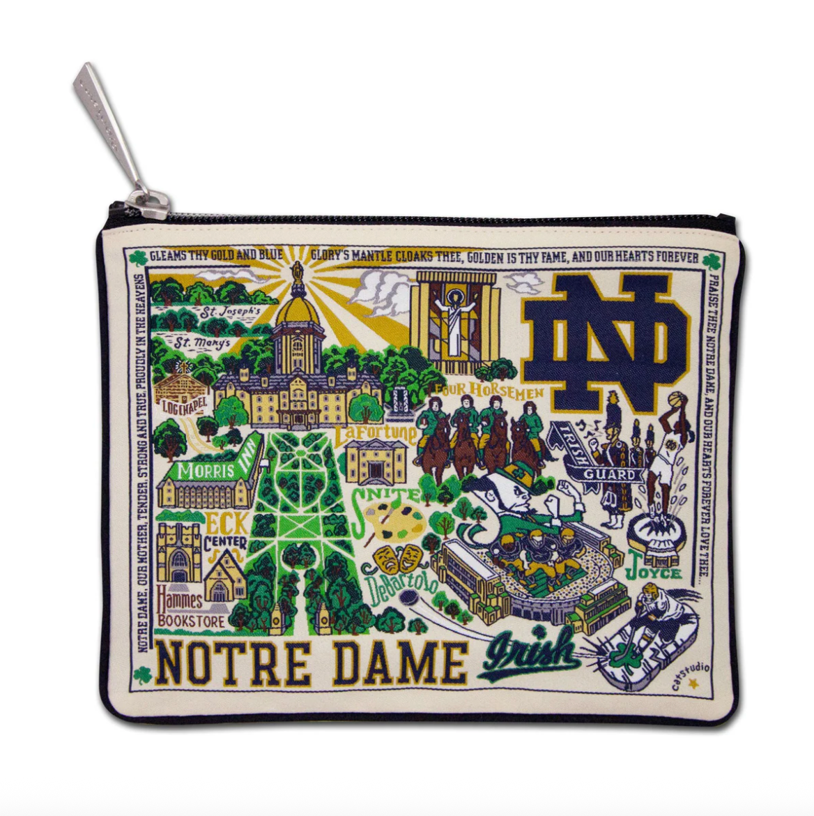 Notre Dame, University of Zip Pouch