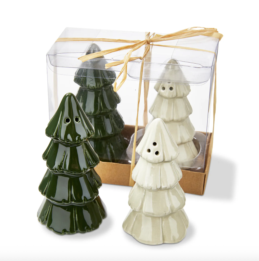 Pine Tree Salt & Pepper Set Of 2